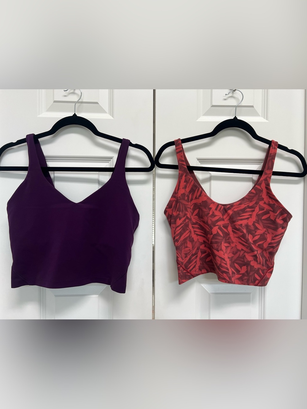 Five lululemon size 10 align tanks